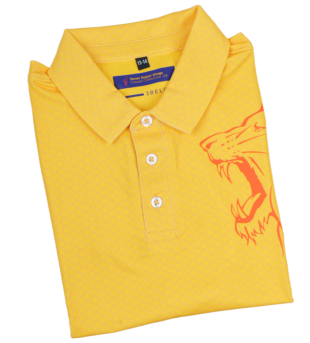 TSK Yellow Polo for Kids | Relaxed smart fit