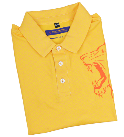 TSK Yellow Polo for Kids | Relaxed smart fit