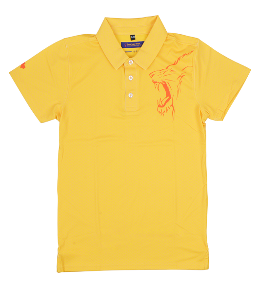 TSK Yellow Polo for Kids | Relaxed smart fit