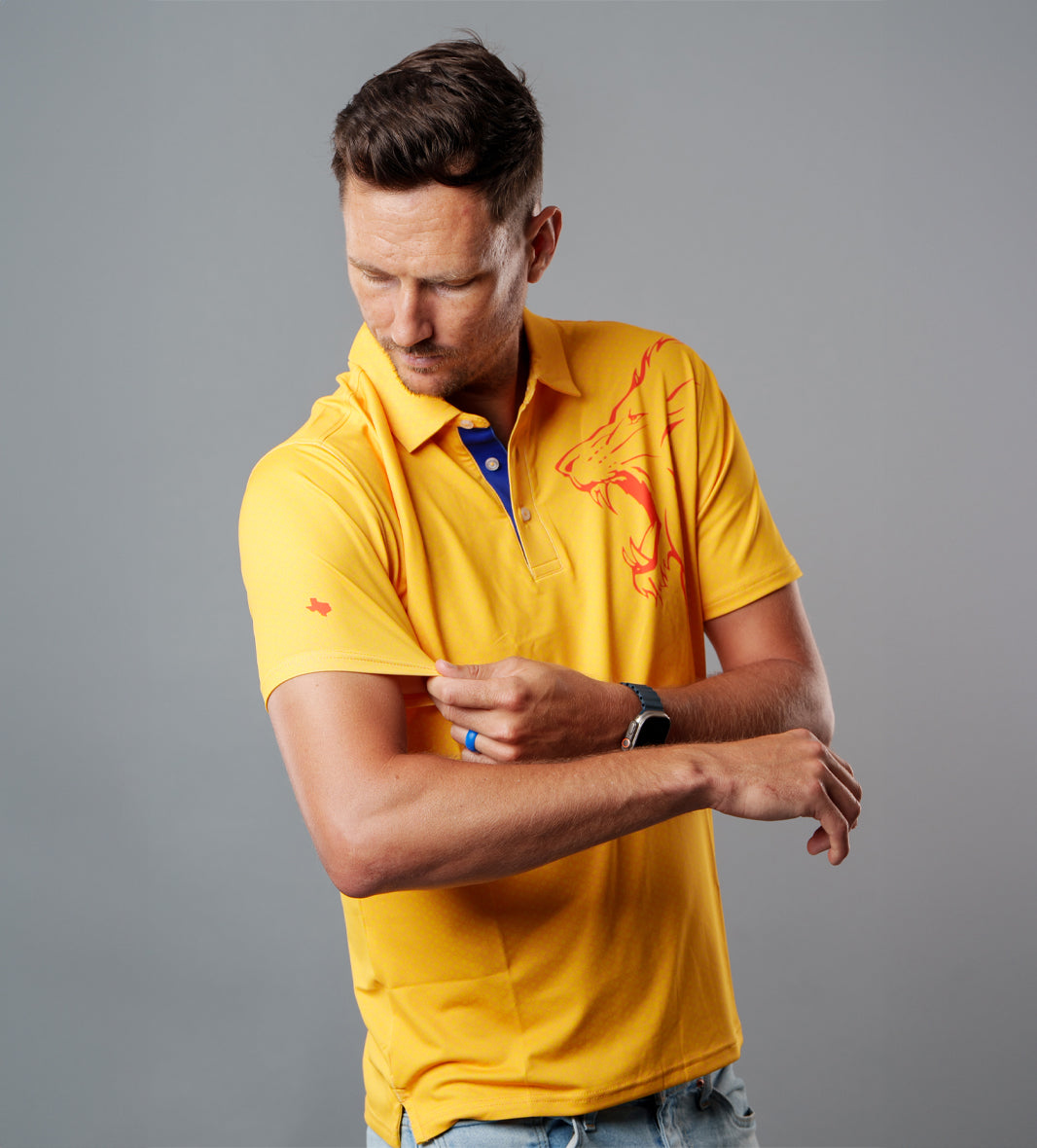 TSK Yellow Polo | Relaxed Smart Fit