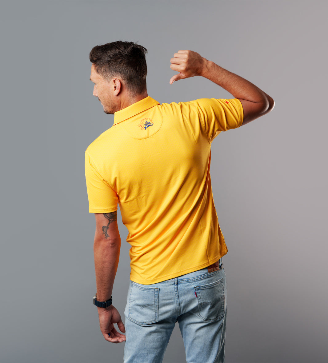 TSK Yellow Polo | Relaxed Smart Fit